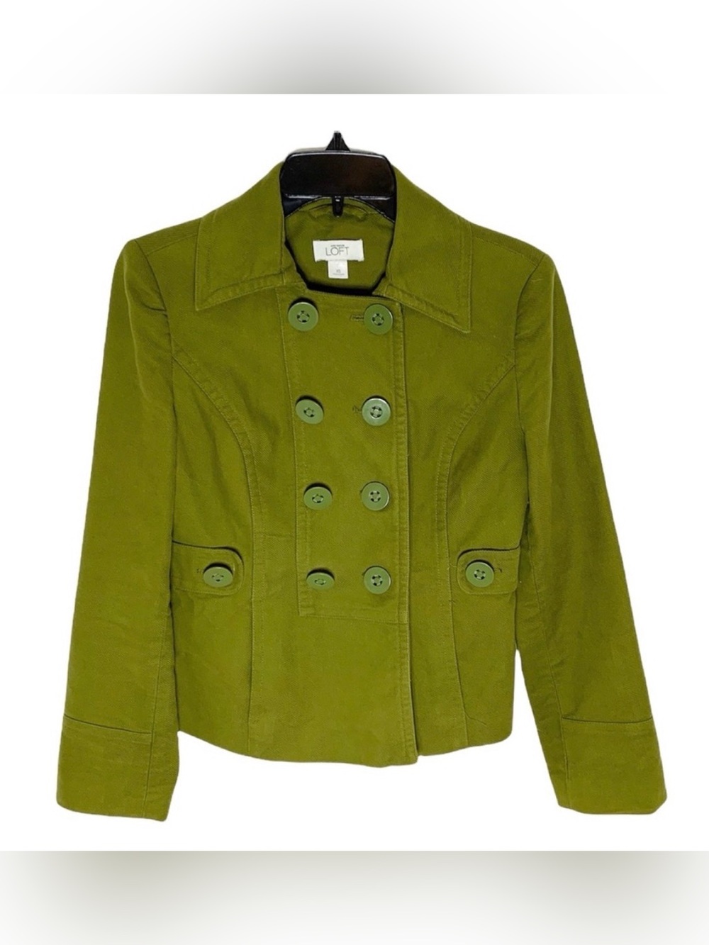 Ann Taylor Loft Corduroy Jacket Women’s Size XS Green